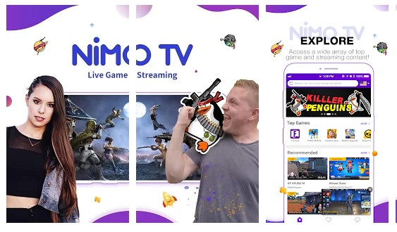Nimo TV - بث مباشر للعبة البث المباشر