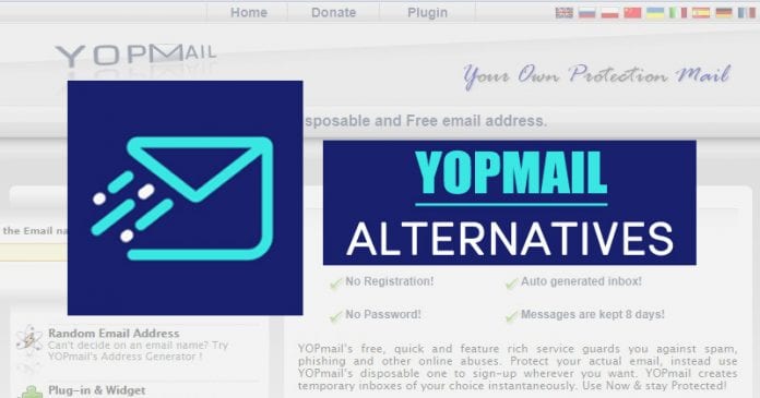 10 أفضل بدائل YOPMail في 2020 (رسائل البريد الإلكتروني المؤقتة)