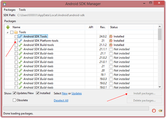 download sdk platform tools