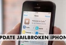 Update Jailbroken iPhone