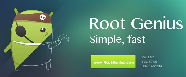 Použití Root Genius