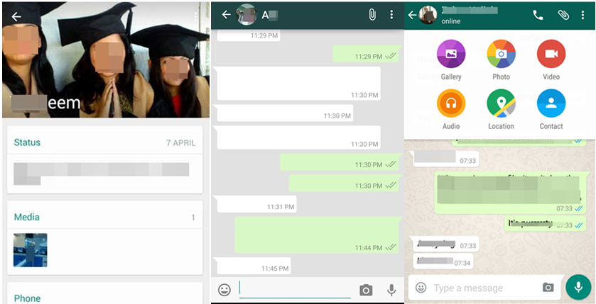 Imagens do Whatsapp Material Design 2015