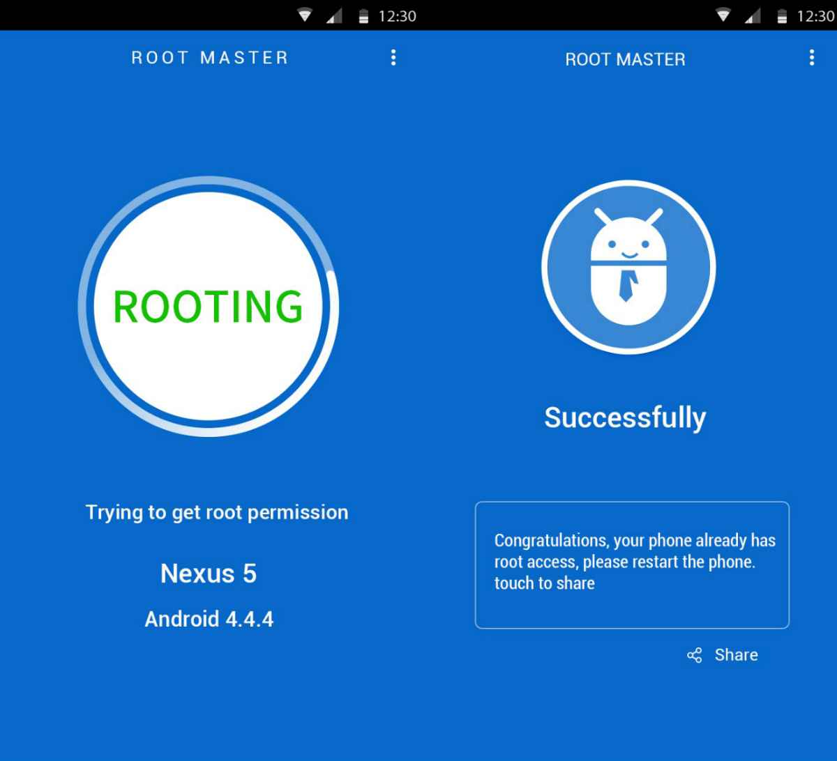 android mobil rooting prosess