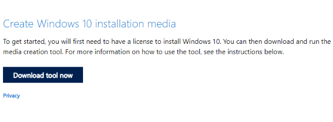 win 10 media creation tool usb