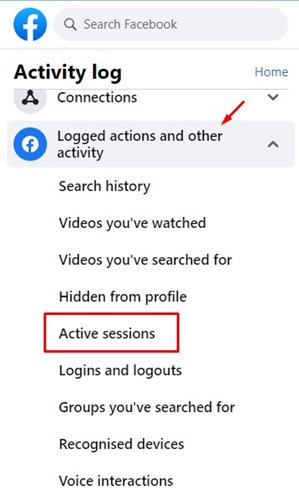 select Active Sessions