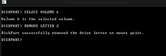 Hide Drives with CMD
