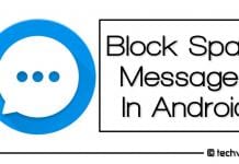Block Spam Messages In Android