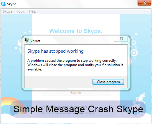 Bug In Skype Crashes It With A Simple Message