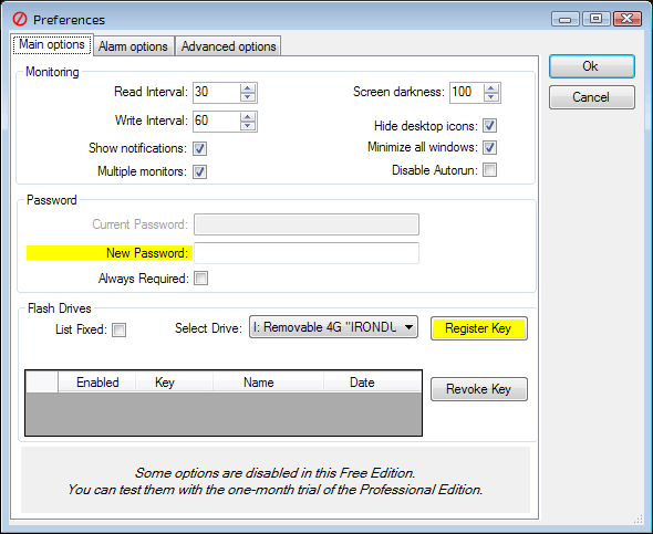 A számítógép zárolása/feloldása USB flash meghajtóval