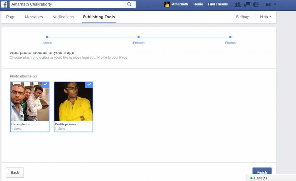 can you make a facebook profile into a page