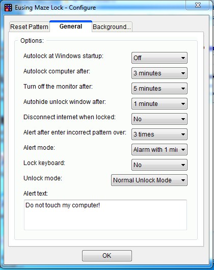 Android Like Pattern Lock On PC 