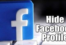 How To Hide Facebook Profile From Other Users