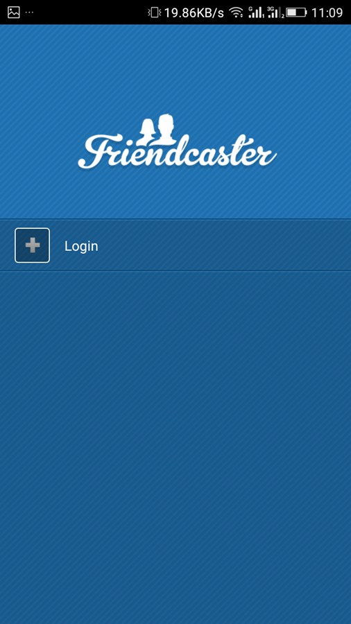 Friendcaster interface