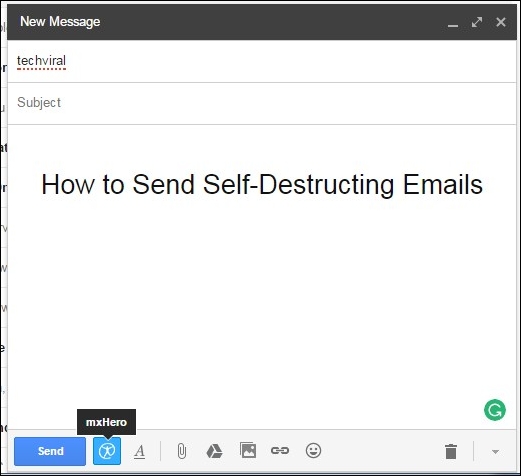 How to Send Self Destructing Emails 
