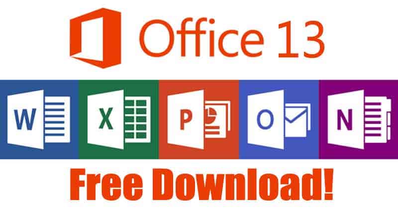 Download MS Office 2013