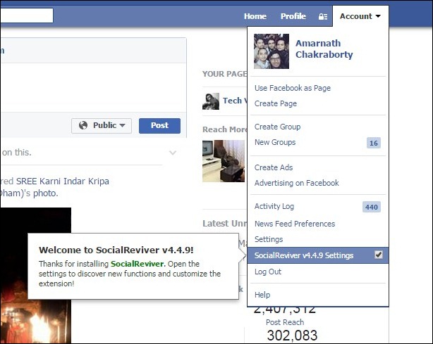 Skrýt funkci „Viděl“ na chatu na Facebooku