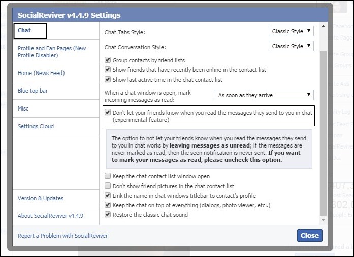 How To Hide  Seen  Feature On Facebook Chat Messages - 16