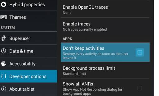 Stop Android Activities Completely After Closing It