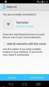   Odemkněte zařízení Android pomocí domácí Wifi
