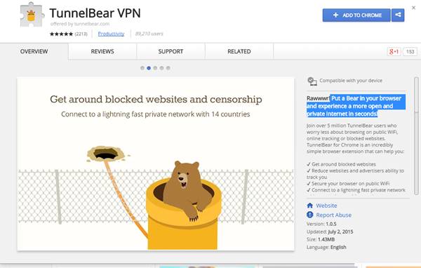 TunelBear VPN