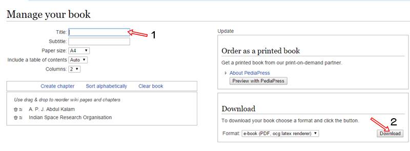 How to Create an E Book From Wikipedia Articles - 6