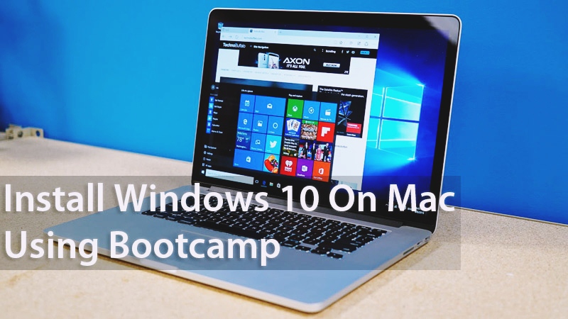 how to install bootcamp on a mac