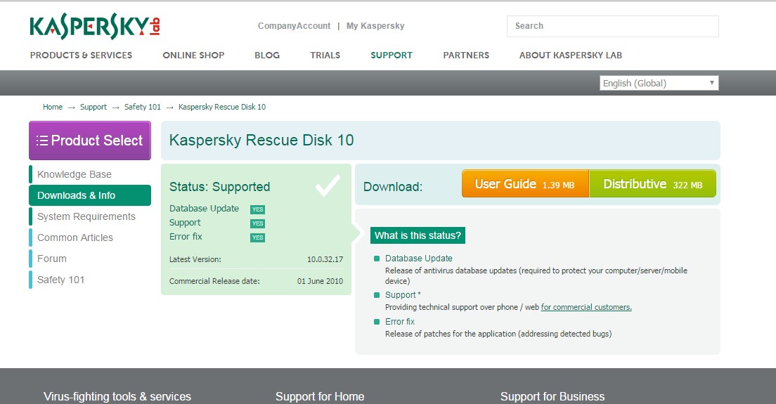 ftp kaspersky devbuilds rescue disk