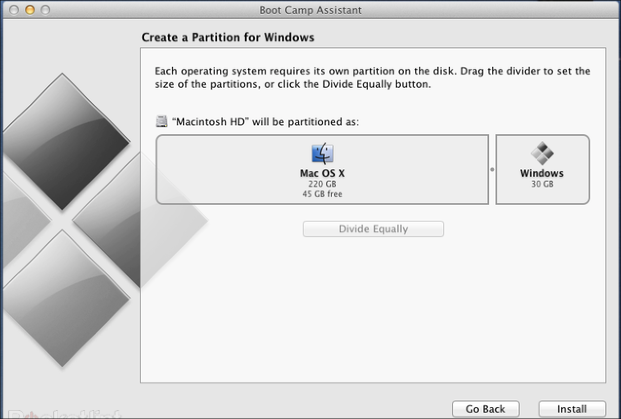 mac partition in windows