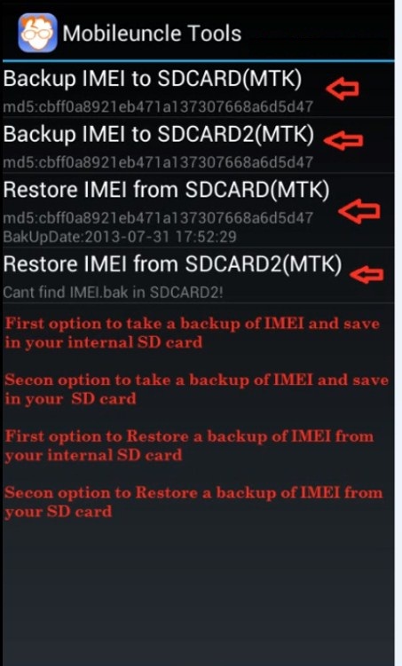 How To Backup and Restore IMEI Number Of Android - 88