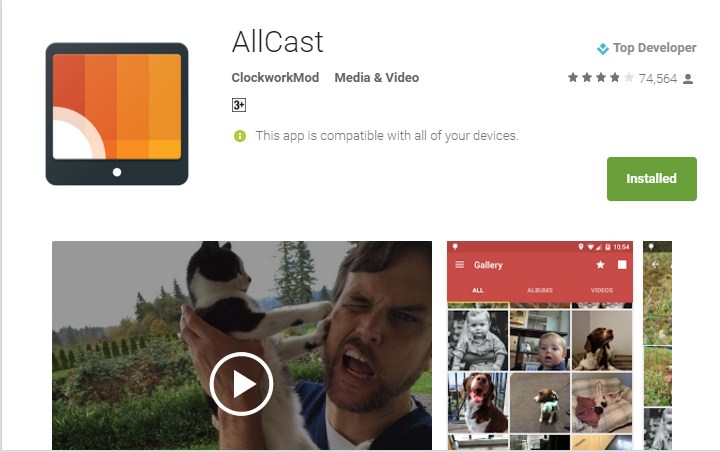 download allcast app