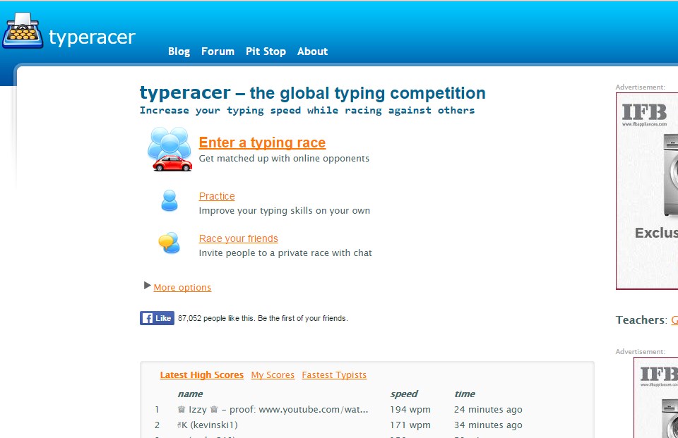 Best Websites to Improve typing Speed and skills