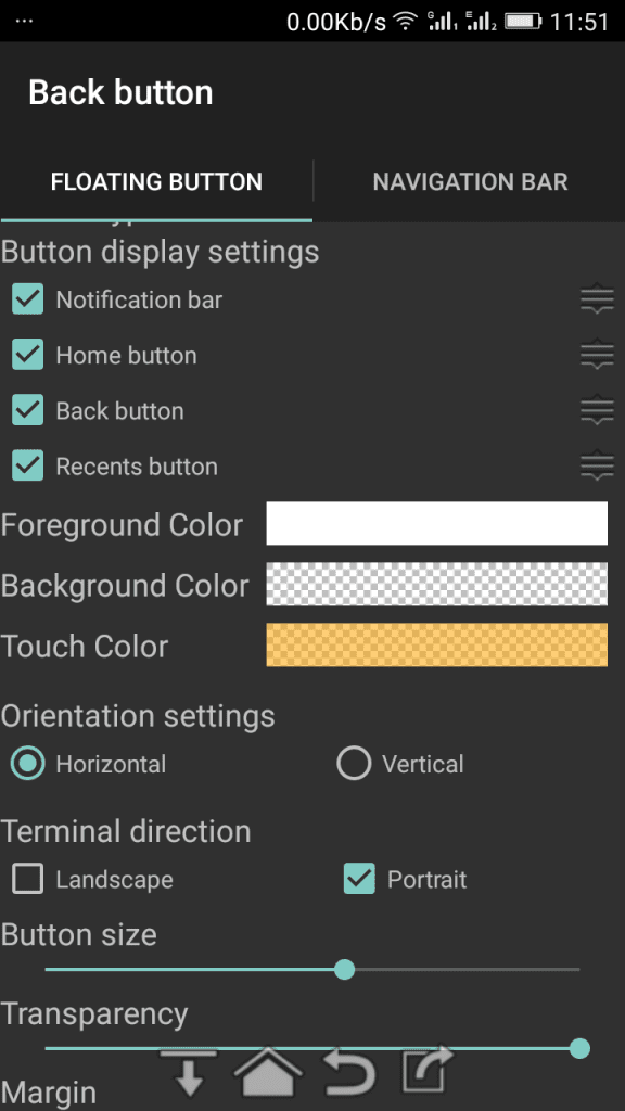 customize the appearance of the Floating button