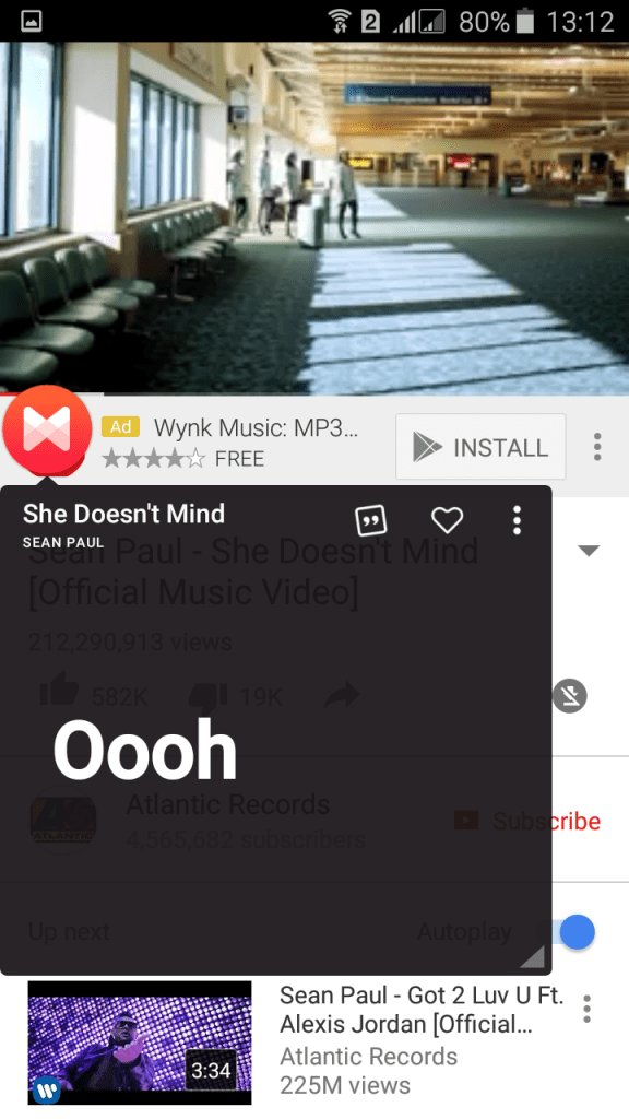 Automatically Get Lyrics in YouTube Videos In Android Device
