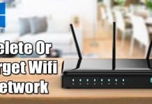 How To Delete Or Forget Wifi Network In Windows 10