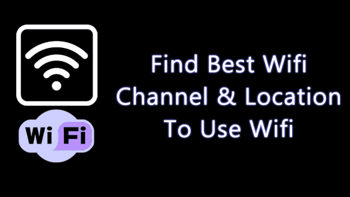 Najděte nejlepší Wifi kanál a umístění pro použití Wifi