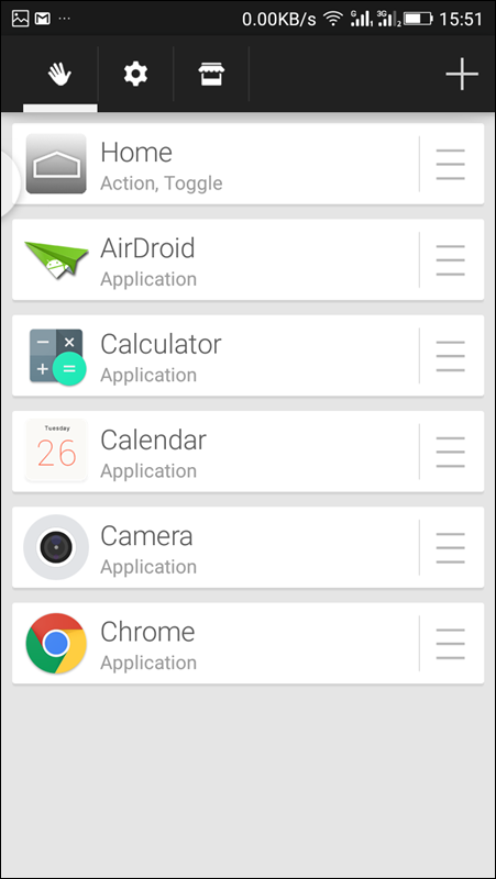 Add Left App Slider Using Glovebox App