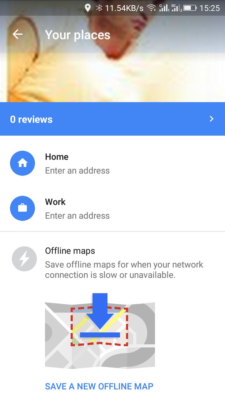 Last ned Google Maps offline