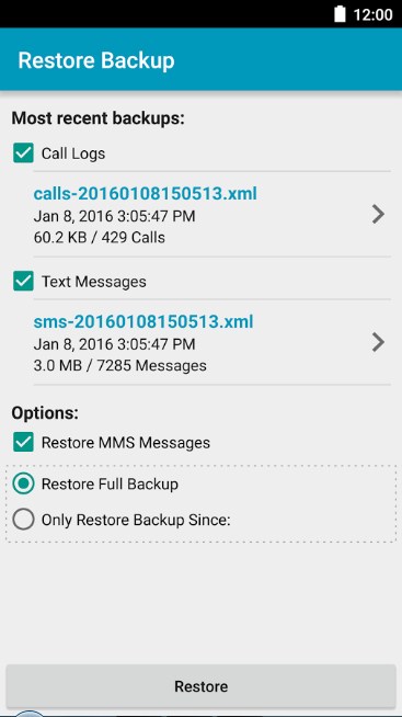  SMS Backup & Restore