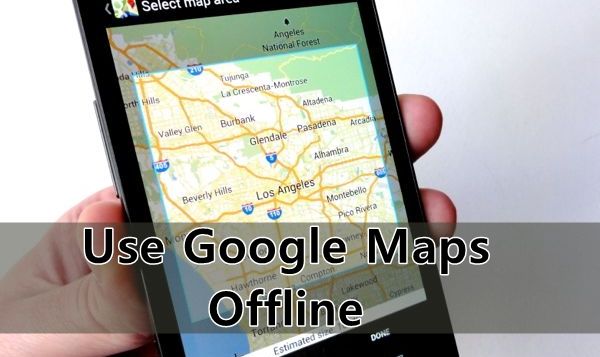 Use google maps offline