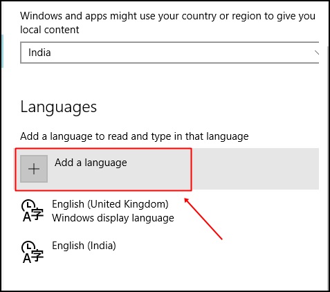 Přidat, odebrat a změnit jazyk ve Windows 10