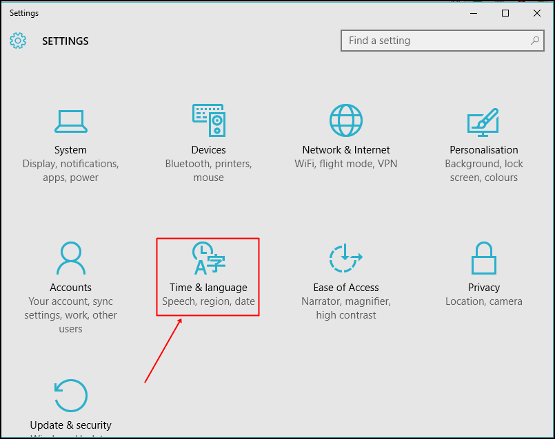 Add, Remove and Change Language In Windows 10