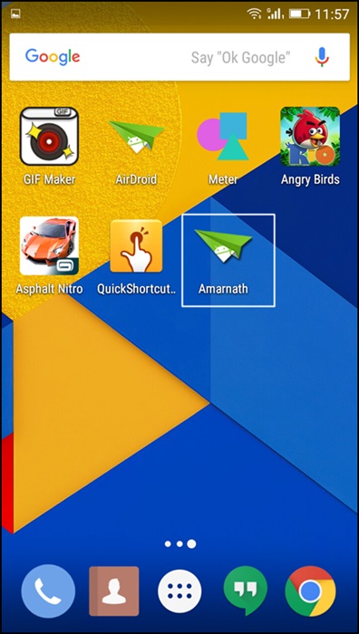 Change the Icons Names On Android Homescreen
