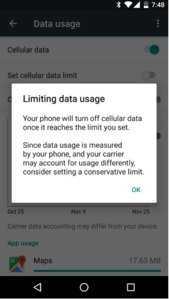 Limit your Data using Built-In Option