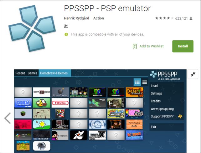 Ppsspp Emulador Android Troca de jogos.