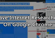 How To Save Internet Researches On Google Chrome