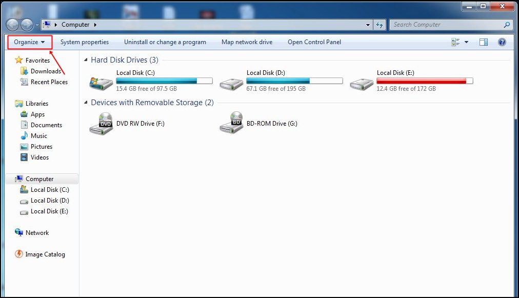 pen drive shows empty even when data exists