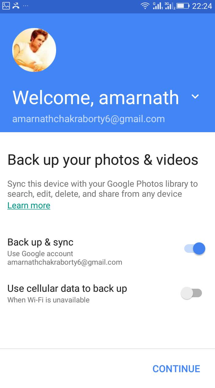 how to back up photos to google photos