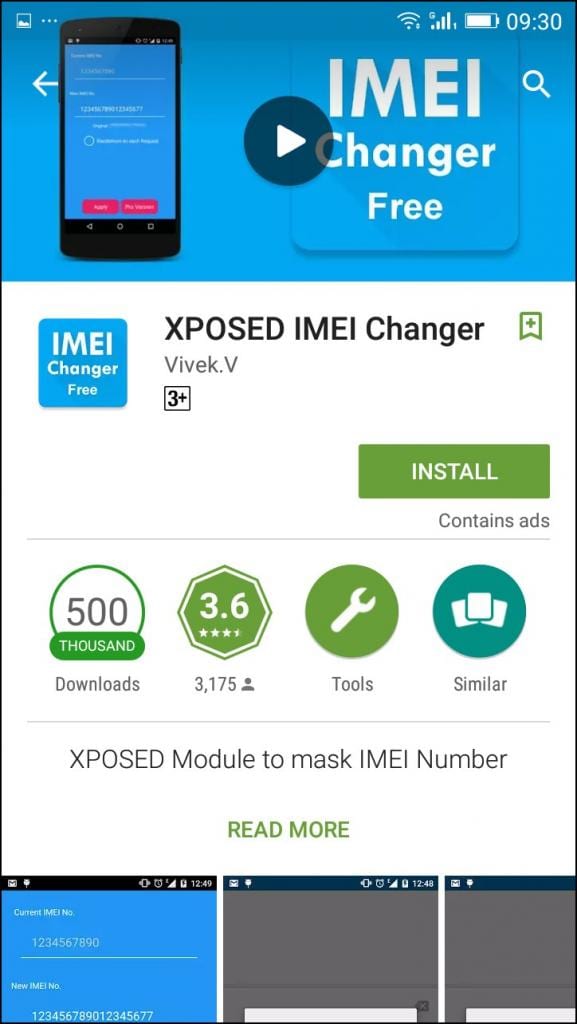 XPOSED IMEI Changer