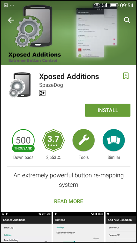 Install Xposed Additions Module