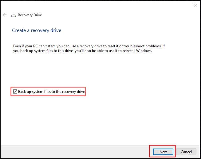 How To Create A Windows 10 Recovery Drive Disk - 96